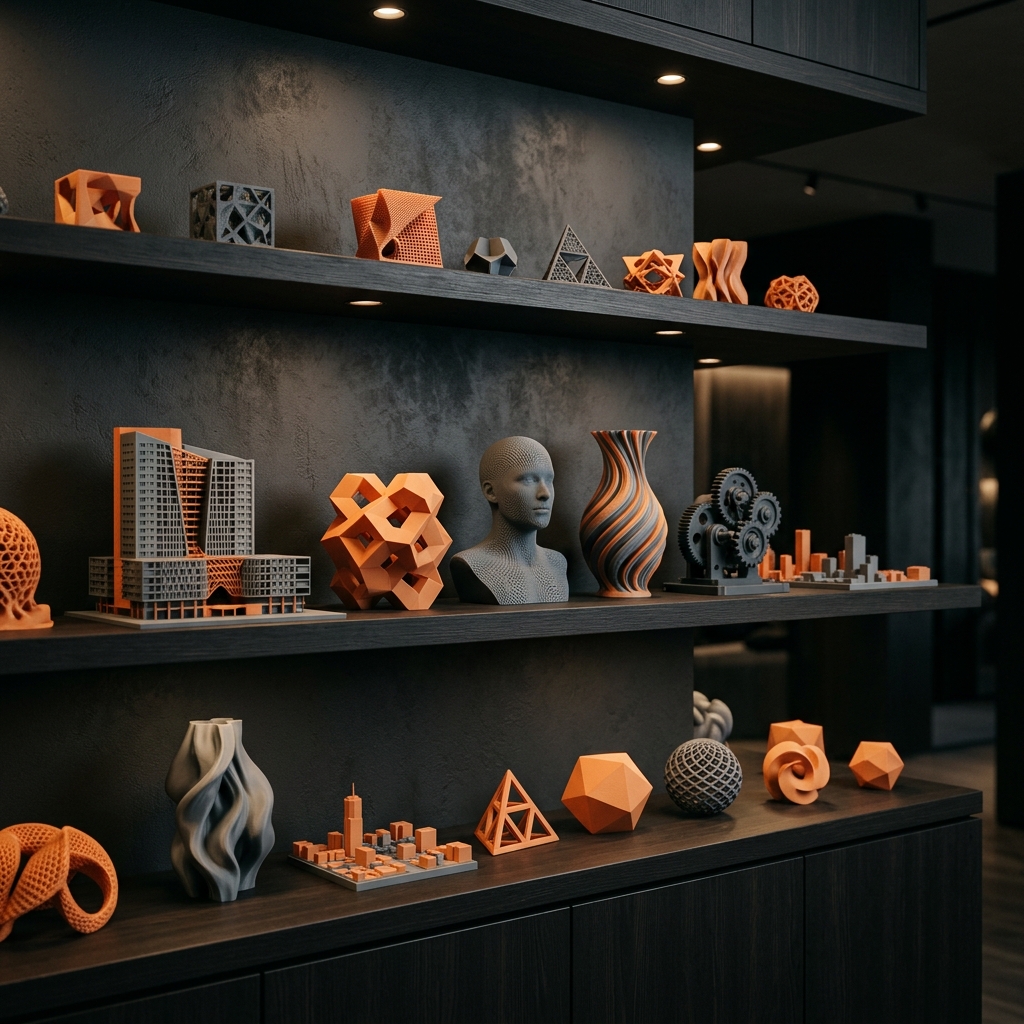 Figuras decorativas impresas en 3D